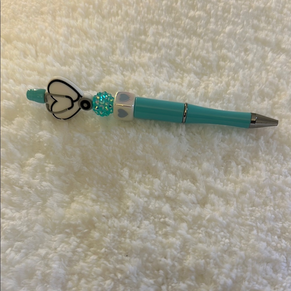 Turquoise Decorative Pen - Picture 2 of 3